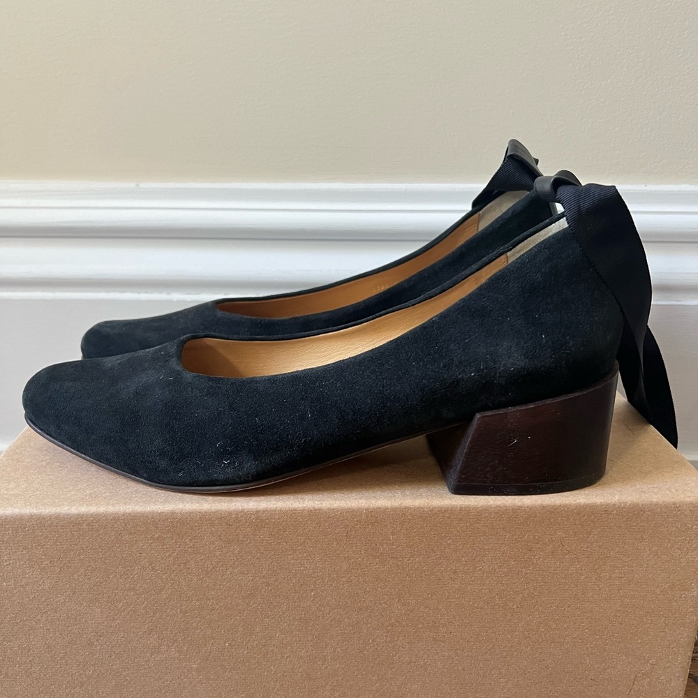 Mari Giudicelli Pina Ballerina in Preto Suede size 40, worn twice